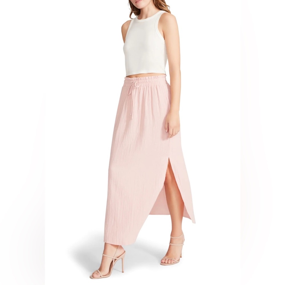 NWT BB Dakota by Steve Madden See You Later Gauze Skirt - Pale Pink - Size Small